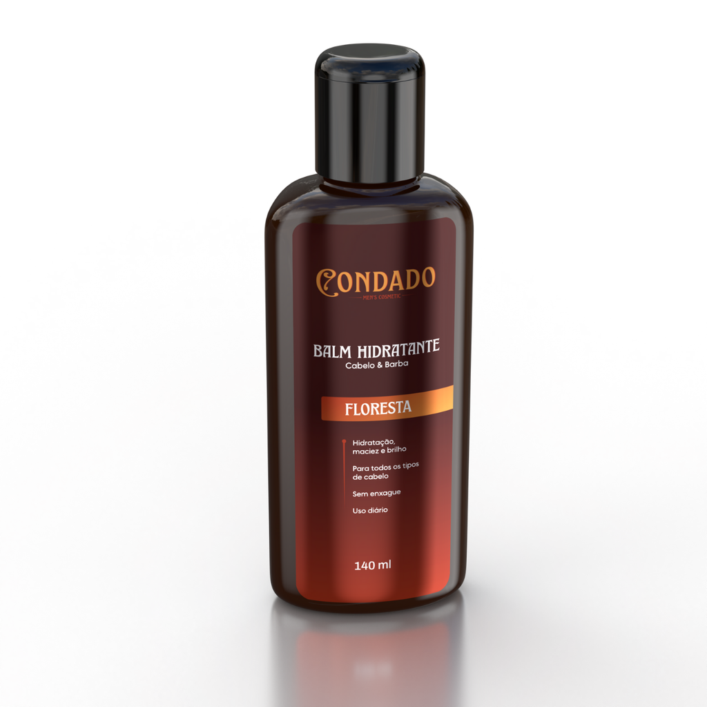 Kit Shampoo + Condicionador + Balm hidratante Condado Floresta