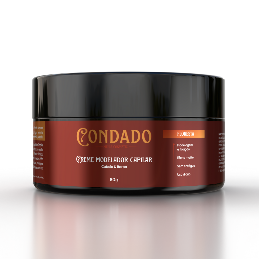 Kit Shampoo + Condicionador + Creme modelador + Óleo hidratante Floresta