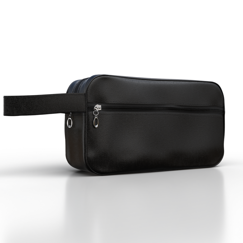 Kit Shampoo + Condicionador + Pomada + Óleo + Colônia + Tônico + Balm + Gel + Loção + Necessaire Preta Floresta Condado