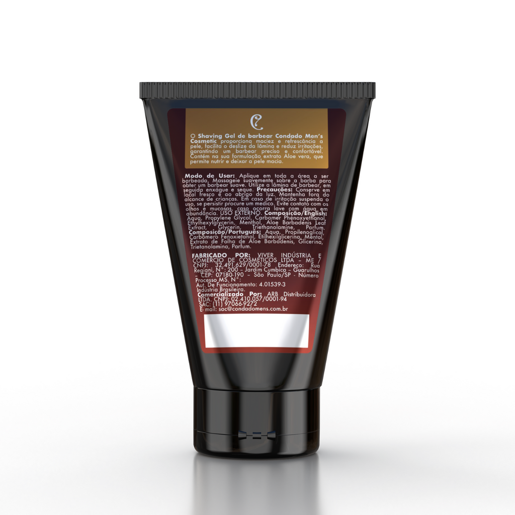 Kit Gel de Barbear + Loção Pós Barba