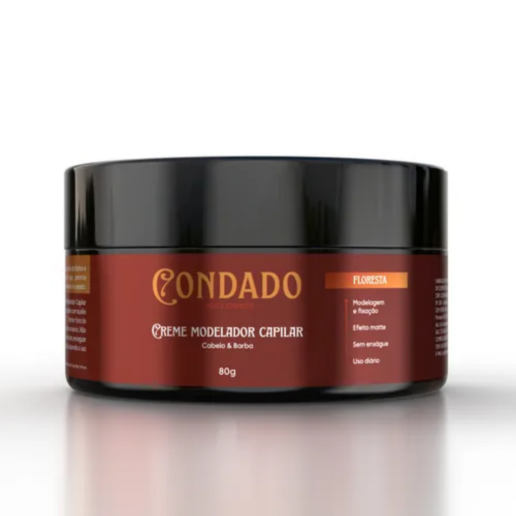 Creme Modelador Capilar Condado Floresta – Cabelo & Barba