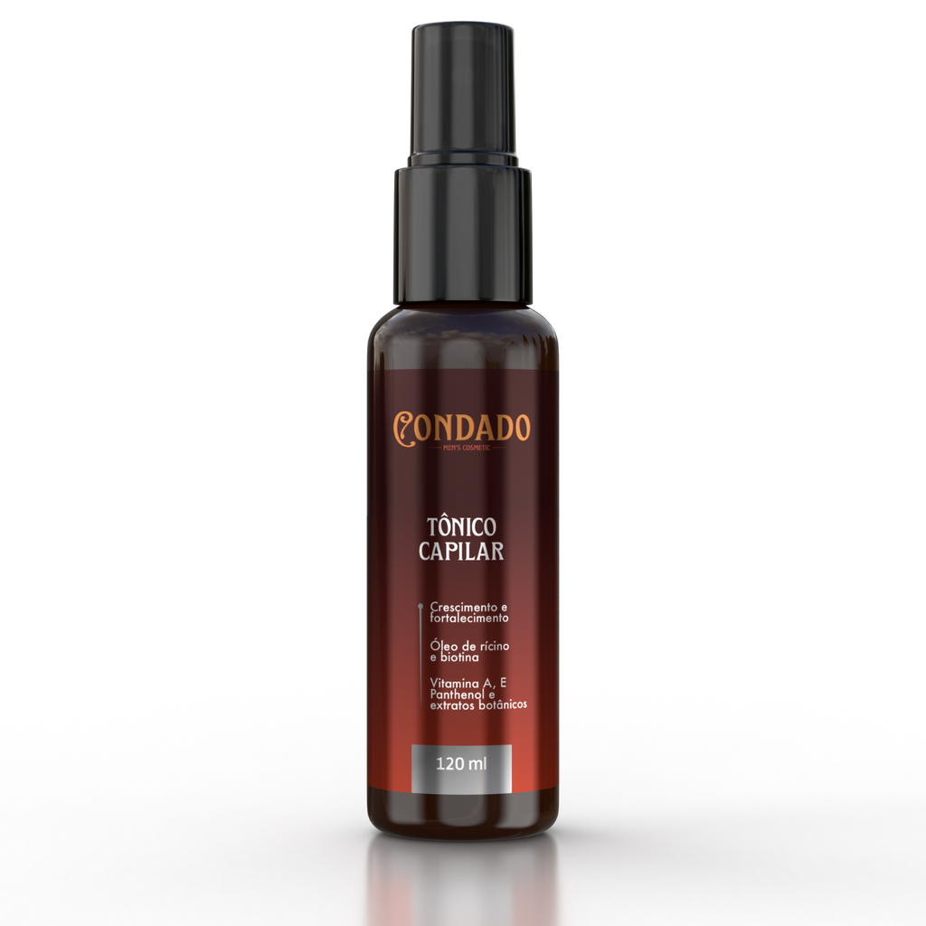 Kit Tônico capilar + Pomada modeladora + Óleo + Balm hidratante Floresta Condado